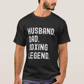 Man Papa Boksen Legend Vaderdag T-shirt