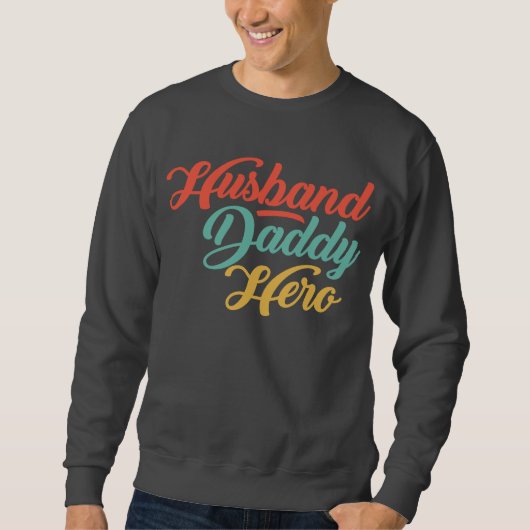 Man, papa, held trui (Voorkant)