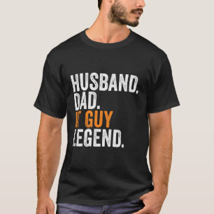 Man Papa It Guy Legend Bezetting Kantoor T-shirt