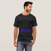 man papa links hander grappig links grafisch t sh t-shirt (Voorkant volledig)
