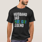 Man Papa Pool Guy Legend Funny Mannen T Shirt (Voorkant)