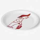 Man Papieren Bordje (Gekanteld)