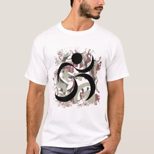 Man Parkour uitvoeren T-shirt (Voorkant)