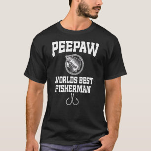 Man Peepaw Beste Visser Ter Wereld T-shirt