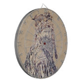 Man Pen en Inktportret Dartbord (Voorkant Links)