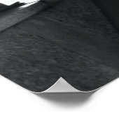 Man per roltrap. poster (Hoek)