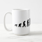 man piano pianist muzikant koffiemok (Links)