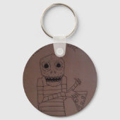 Man Pizza Sleutelhanger (Voorkant)