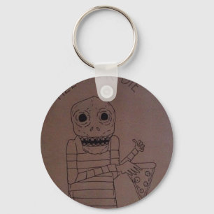 Man Pizza Sleutelhanger