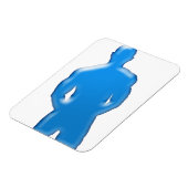 Man Posing Magnet Magneet (Linkerzijde)