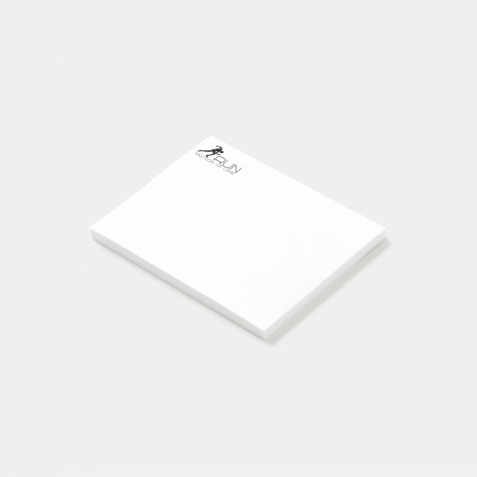 Man Post-it® Notes (Schuin)