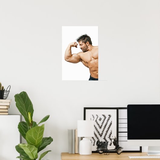 Man Poster (Thuiskantoor)