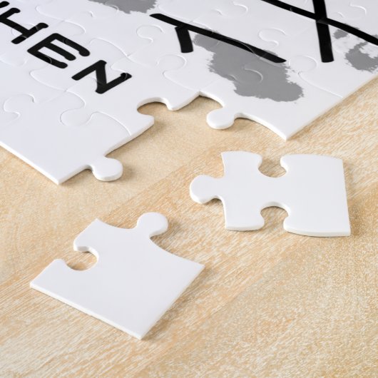 Man probeert Bride voor te stellen op een bruiloft Legpuzzel (Zijkant)