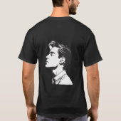 Man - Profile Drawing of a Man T-shirt (Achterkant)