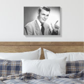 Man Punt 2 Canvas Afdruk (Insitu (Slaapkamer))