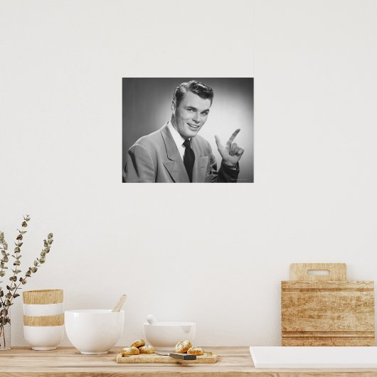 Man Punt 2 Poster (Keuken)