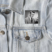 Man Punt 2 Vierkante Button 5,1 Cm (In situ)