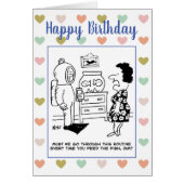 Man raakt omhoog in scuba gear naar vis (Voorkant)