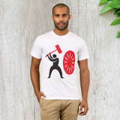 Man raken een gong Mannen T-shirt