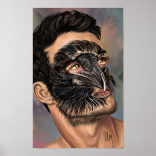 Man Raven Poster