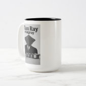 "Man Ray Stingray" Tweekleurige Koffiemok (Voorkant links)