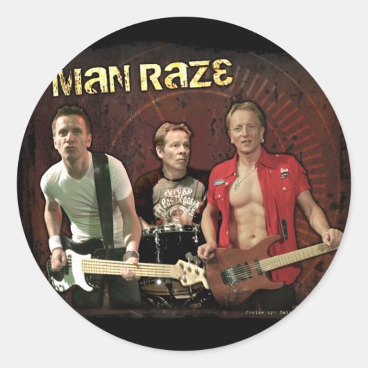 Man Raze Group Sticker (Voorkant)