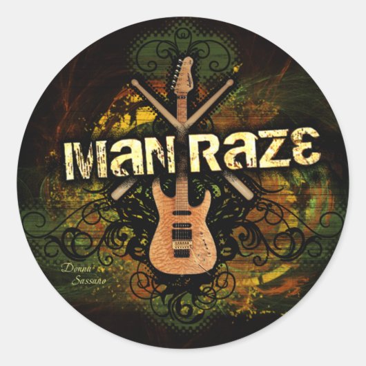 man raze pc1/stix sticker (Voorkant)
