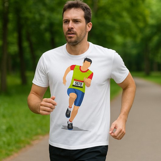 Man Rennend Heren T-Shirt