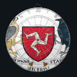 Man Republikeinse wapenlaag - Manx Emblem Dartbord<br><div class="desc">eiland Man Republikeinse wapenlaag - Manx Emblem - Brattagh Vannin wapen,  land,  embleem,  vlag,  eiland,  eiland,  eiland van man,  eiland van man,  man,  manx,  manx wapenschild,  manx embleem,  republiek,  republikein,  manx wapenschild</div>