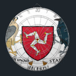 Man Republikeinse wapenlaag - Manx Emblem Dartbord<br><div class="desc">eiland Man Republikeinse wapenlaag - Manx Emblem - Brattagh Vannin wapen,  land,  embleem,  vlag,  eiland,  eiland,  eiland van man,  eiland van man,  man,  manx,  manx wapenschild,  manx embleem,  republiek,  republikein,  manx wapenschild</div>