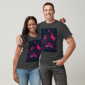 Man Retro Auto Stad Vaporwave Synthwave 90s retro T-shirt (Unisex)