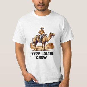 Man rijden op een kameel t-shirt