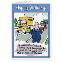 Man rijdt realiseert zich dat hij zijn auto verget