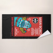 Man Robot De Perfecte Man Badhanddoek (Badhanddoek)