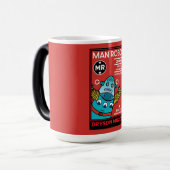 Man Robot Het perfecte Man Magische Mok (Voorkant links)