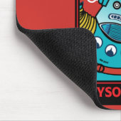 Man Robot Het perfecte Man Muismat (Hoek)