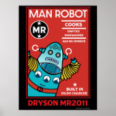 Man Robot Het perfecte Man Poster (Voorkant)
