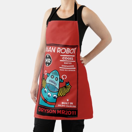 Man Robot Het perfecte Man Schort (Insitu)