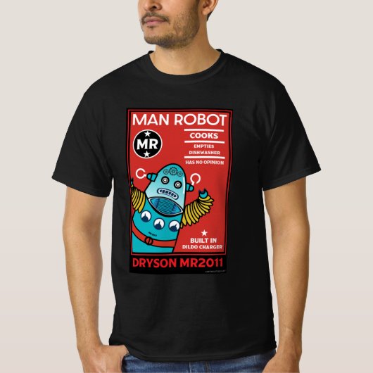 Man Robot Het perfecte Man T-shirt (Voorkant)