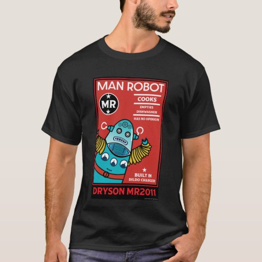 Man Robot Het perfecte Man T-shirt (Voorkant)