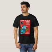 Man Robot Het perfecte Man T-shirt (Voorkant volledig)