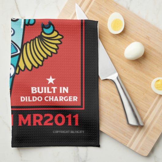 Man Robot Het perfecte Man Theedoek (Quarter Fold)