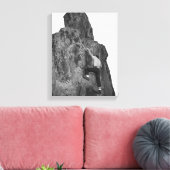 Man rock canvas afdruk (Insitu (Woonkamer))