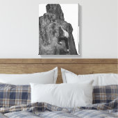 Man rock canvas afdruk (Insitu (Slaapkamer))