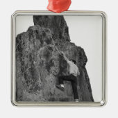 Man rock metalen ornament (Voorkant)
