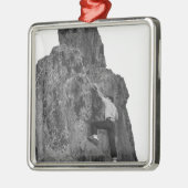 Man rock metalen ornament (Links)