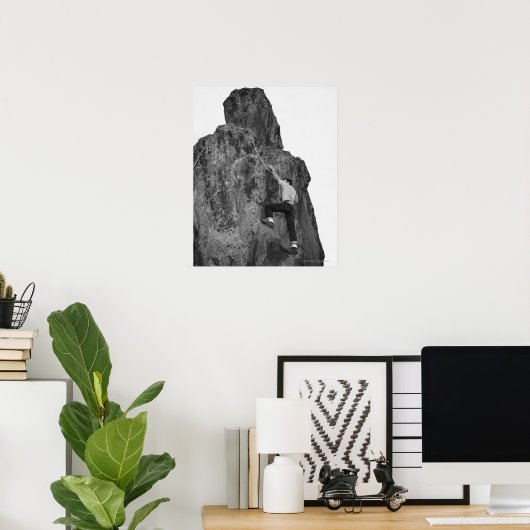 Man rock poster (Thuiskantoor)