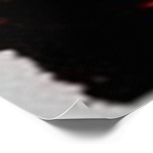 Man Rode spoeling Poster (Hoek)