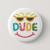 Man Ronde Button 5,7 Cm (Voorkant)