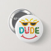 Man Ronde Button 5,7 Cm (Voorkant /achterkant)